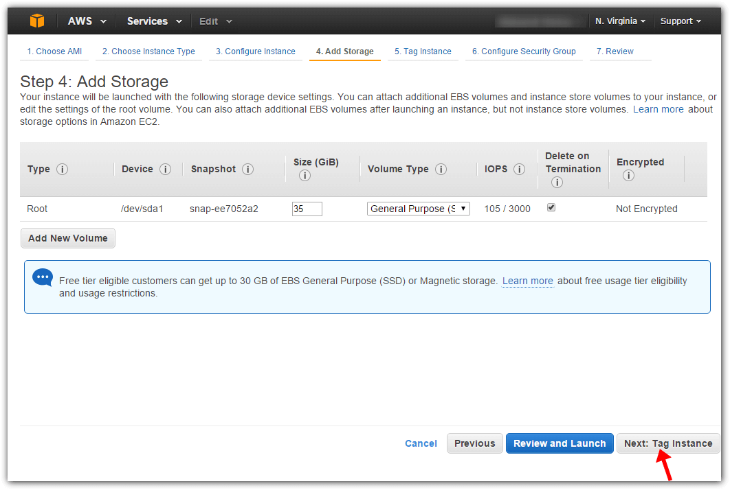 Add instance storage