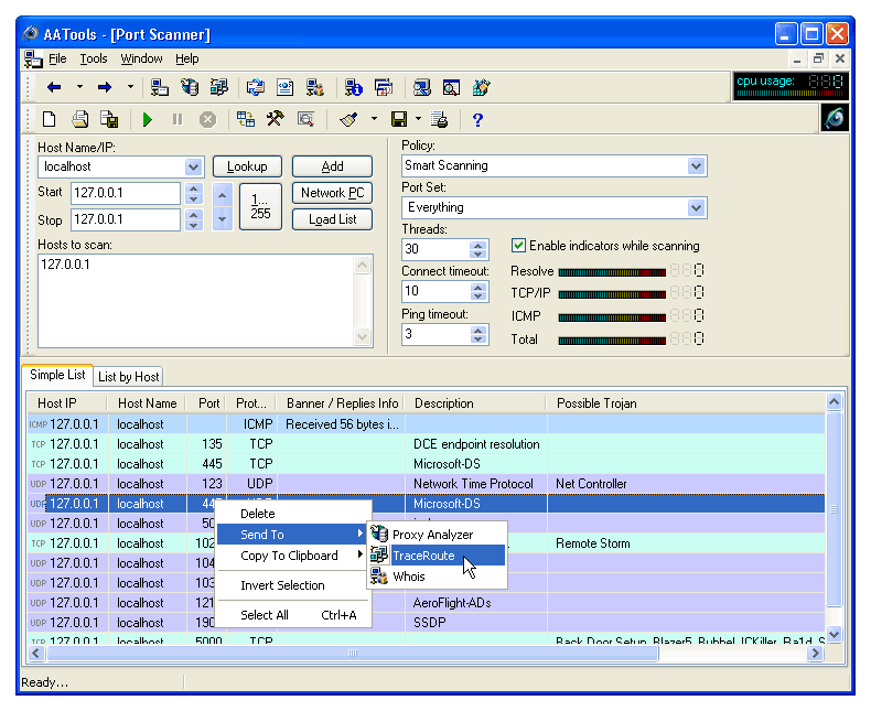 Click to view Advanced Administrative Tools 5.92 screenshot