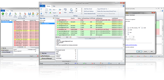 Advanced Email Verifier screenshot Advanced Email Verifier screenshot