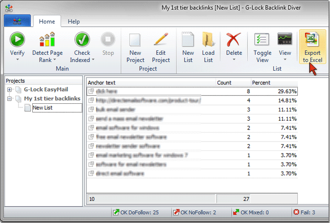 export anchor text analysis