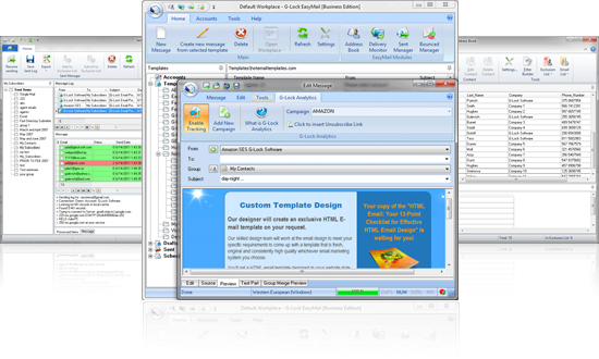 G-Lock EasyMail is professional bulk email sender software