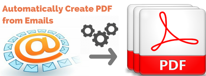 Create PDF from Email