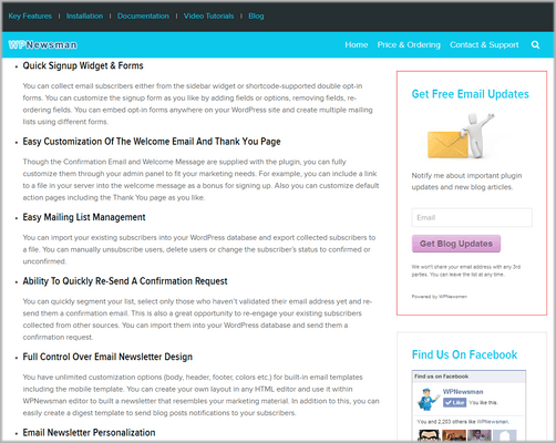 wpnewsman widget 500 How to Create an Email List