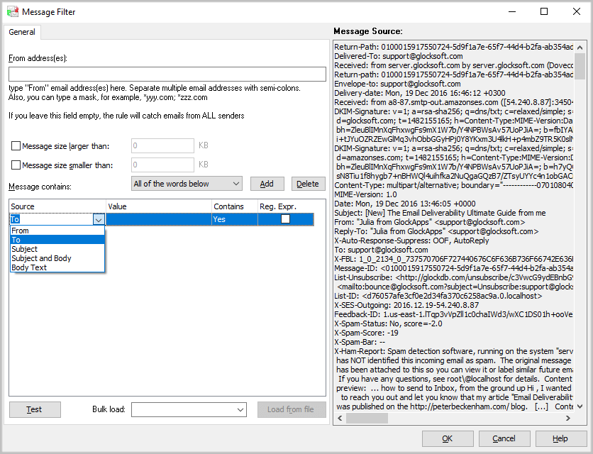 Email Header Analyzer and Parser