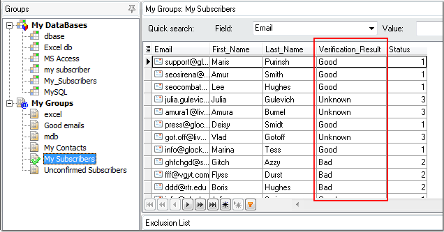 G-Lock EasyMail result