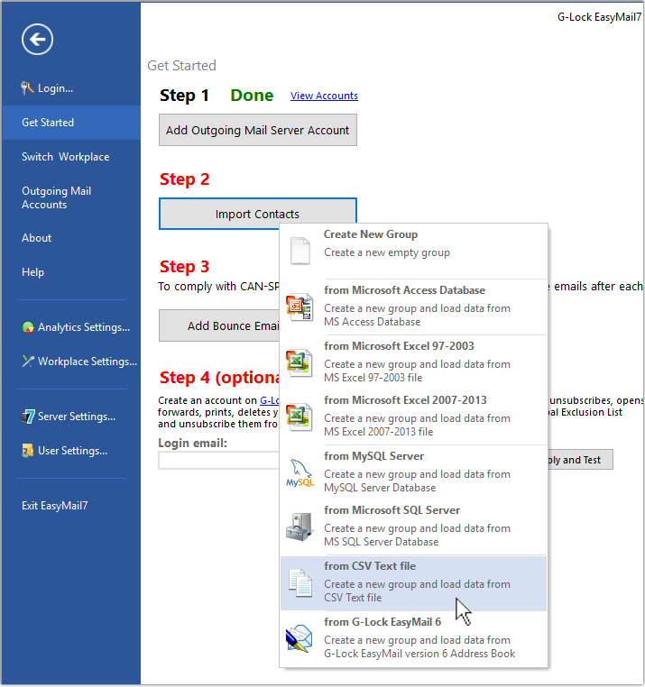 create group from file