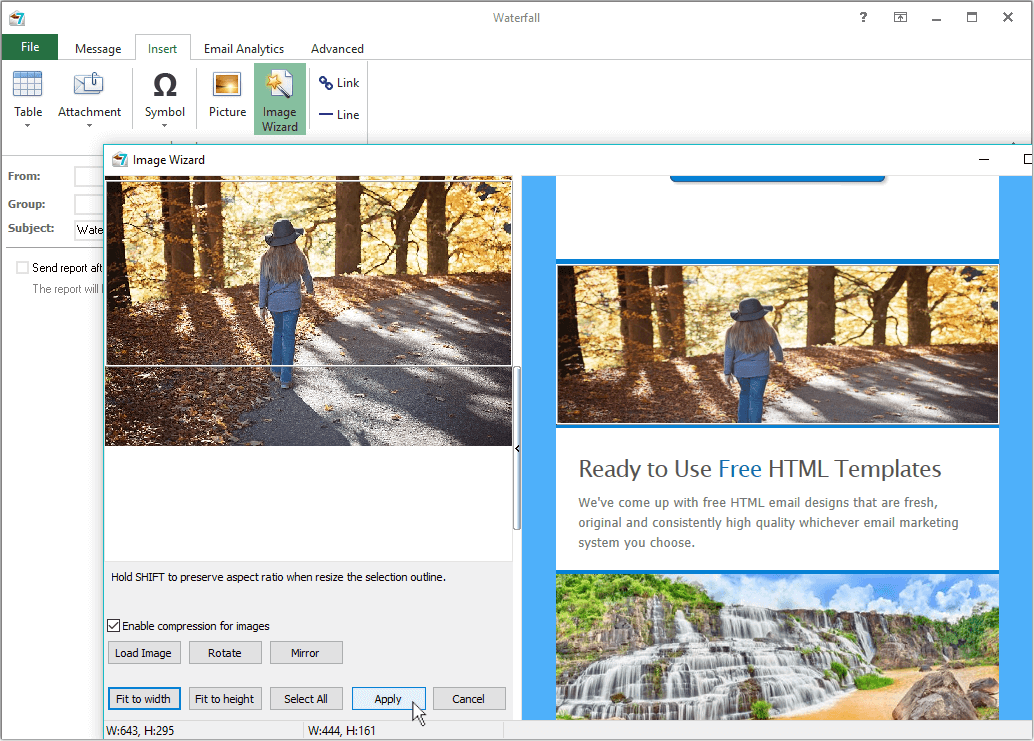 How to Insert Picture Into Email Template