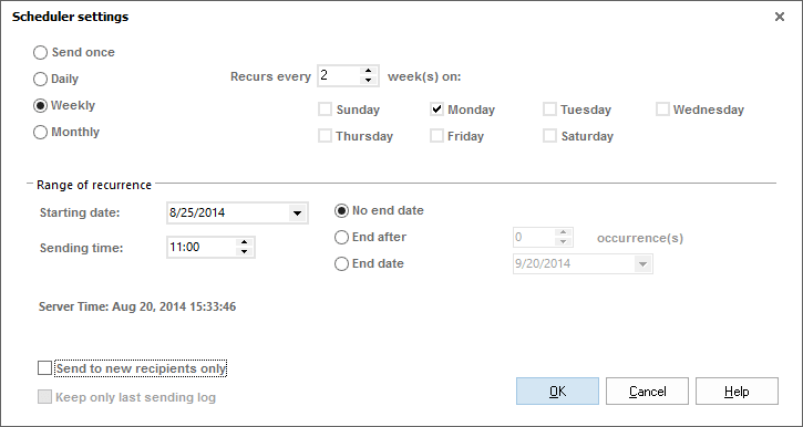 G-Lock EasyMail7 scheduler