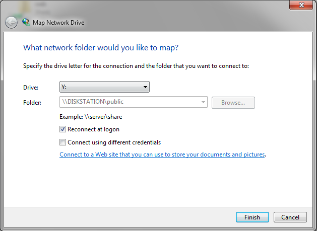 map network drive