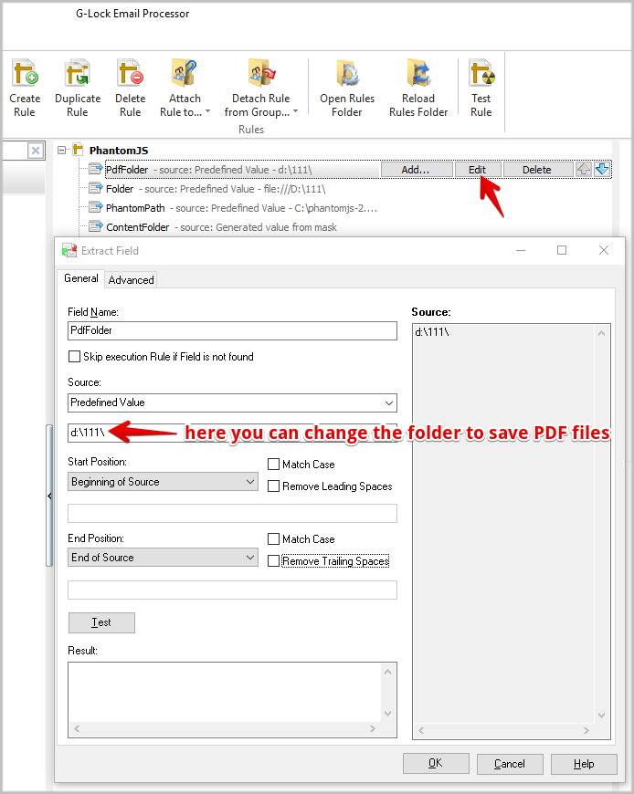Convert HTML Email into PDF