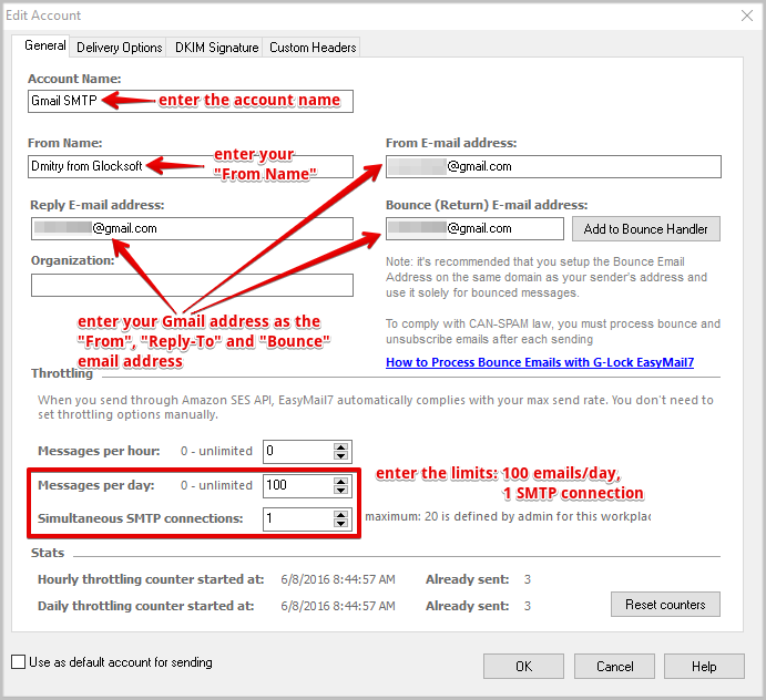 How to Use Gmail's SMTP Settings in EasyMail7
