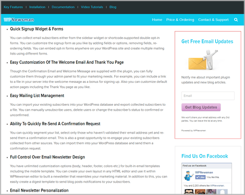 WPNewsman opt-in widget